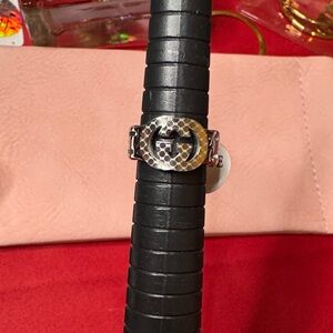 Elegant Silver and Gold Women's Ring size 6